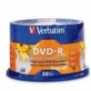 Verbatim DVD-R 4.7GB 50Pk White InkJet 16x – Verbatim CMVD95137 DVD-R/-RW Media Product Image