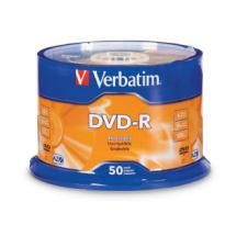 Verbatim DVD-R offer 4.7GB or 120 Minutes of write-once storage capacity