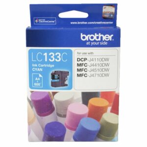 The Brother LC-133 Cyan Ink Cartridge is formulated specifically for use with your compatible Brother printer to produce high quality colour print results. It contains Inobella inks which deliver fade resistant results so your photos