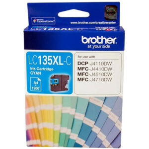 The ink in Brother LC-135 XL Cartridges is designed to be fade resistant so you can enjoy your printouts for longer. The ink produces high quality printouts and yields 1