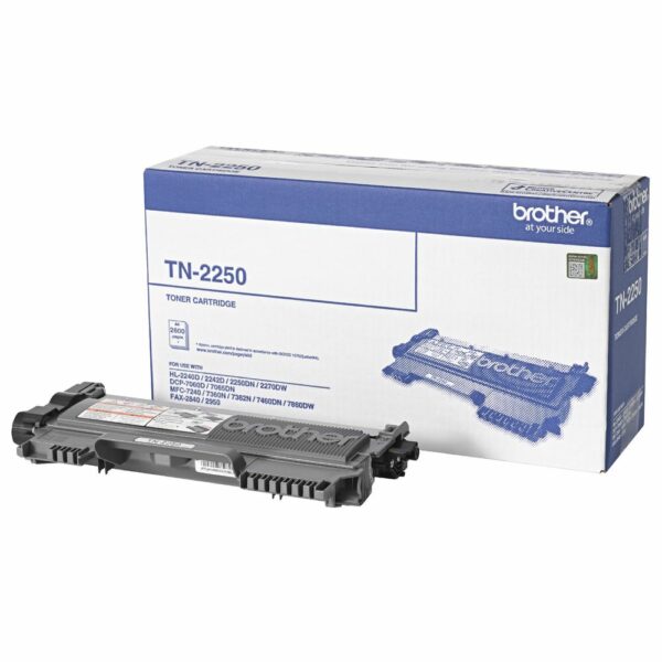 This Brother TN2250 Toner Cartridge is great for ensuring that your printer continues to produce sharp