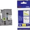 BrotherBrother 12mm Black on White Strong Adhesive TZE TapeBrother - LABELLERS