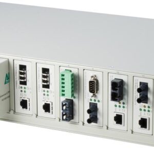 Media Converter Chassis with Dual Redundant AC Power Modules
