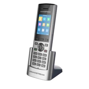 The DP730 is a DECT cordless IP phone that allows users to mobilize their VoIP network throughout any business