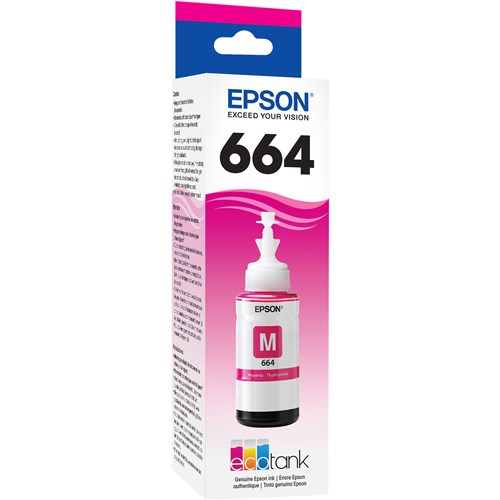 EPSON ECOTANK T664 MAGENTA INK BOTTLE