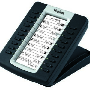 The EXP20 Expansion Module is designed to enhance the flexibility and call-handling capacity of the SIP-T27P and SIP-T29G IP Phones. It features a 160×320 Graphic LCD and provides 20 programmable softkeys each paired with a dual-color LED.