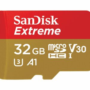 SanDisk 32GB Extreme microSD SDHC SQXAF V30 U3 C10 A1 UHS-1 100MB/s R 60MB/s W 4x6 SD Adaptor Android Smartphone Action Camera Drones