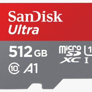 SanDisk 512GB Ultra microSD SDHC SDXC UHS-I Memory Card 120MB/s Full HD Class 10 Speed Google Play Store App for Android Smartphone Tablet