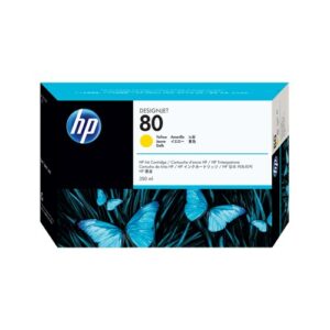 HP 80 YELLOW INK 350 ML C4848A FOR DJ 1000