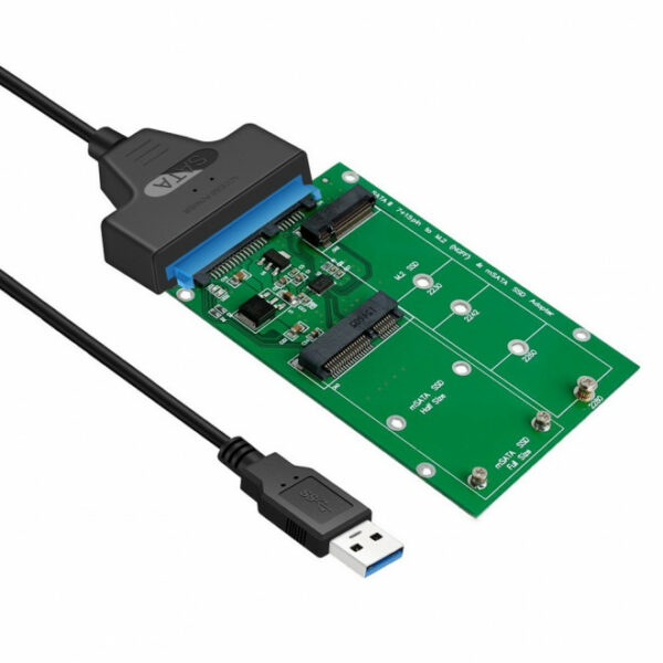 Simplecom SA221 is a 2 in 1 Combo Adapter for both M.2 and mSATA SSD to SATA and USB 3.0 interface. Use this adapter to easily access 6 different size M.2 or mSATA SSDs via standard SATA or USB 3.0 port. It’s an ideal solution for data backup and migration.