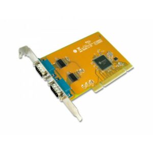 Sunix COMCARD-2P SER5037A Dual Port Serial IO Card PCI Card; speeds up to 115.2Kbps; Support Microsoft Windows