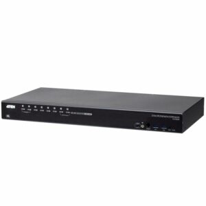The ATEN CS19208 8-Port USB 3.0 4K DisplayPort KVM Switch can effectively access and control up to 8 DisplayPort computers from a single USB keyboard