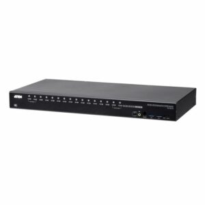 The ATEN CS19216 16-Port USB 3.0 4K DisplayPort KVM Switch can effectively access and control up to 16 DisplayPort computers from a single USB keyboard