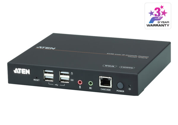 Aten VGA and HDMI Dual View USB KVM Console station for selected Aten KNxxxx KVM over IP series