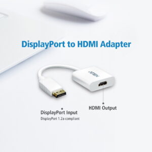 The VC925 is a DisplayPort to VGA adapter