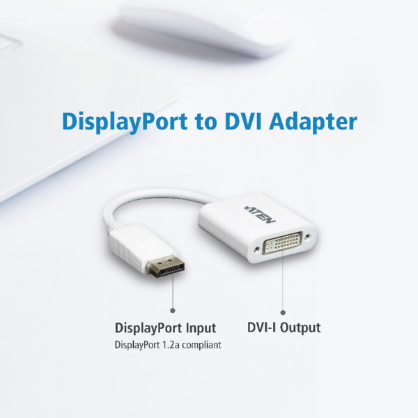 The VC965 is a Display Port to DVI adapter