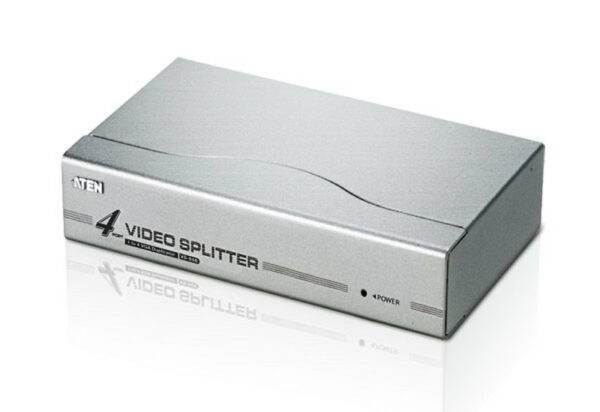The VS94A is a video splitter that not only duplicates the video signal from any VGA