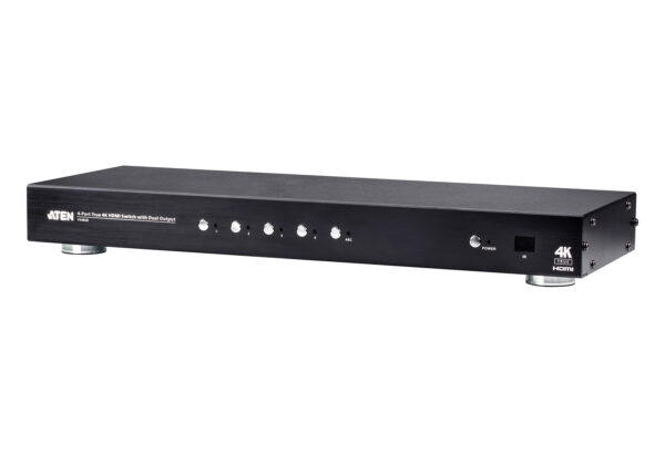 The ATEN VS482B Switch is an ideal solution for application requiring superior video resolution of True 4K when connecting 4 HDMI A/V sources to 2 HDMI displays. Complying with HDMI 2.0 standards