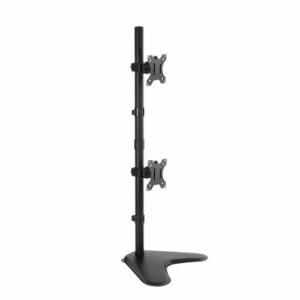 Brateck Dual Screens Economical Double Joint Articulating Steel Monitor Stand For Most 13"-32" Monitors