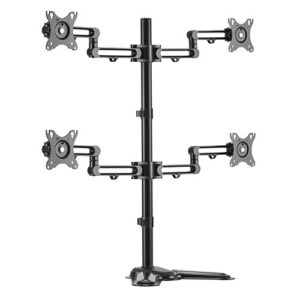 The LDT30-T048 combines value and versatility into a single product solution. The aluminum arm creates a stylish and elegant look adding to any home or office décor. The flexible arm joint and rotating/tilting VESA plate allows the user to adjust the height and angle of monitors