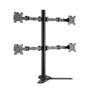 Brateck Quad Monitors Affordable Steel Articulating Monitor Arm 17-32' 9kg