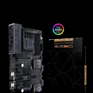 AMD B550 Ryzen AM4 ATX motherboard for content creators features PCIe® 4.0