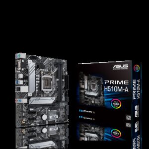 ASUS PRIME H510M-A Intel® H510 (LGA 1200) micro ATX motherboard with PCIe 4.0