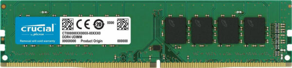 Crucial 4GB DDR4 2400 MT/s (PC4-19200) CL17 SR x8 Unbuffered DIMM 288pin