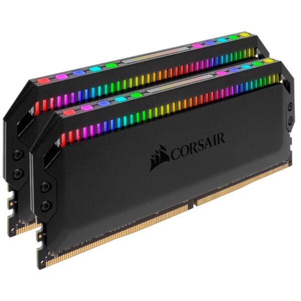 Corsair Dominator Platinum RGB 16GB (2x8GB) DDR4 3600MHz CL18 DIMM Unbuffered 18-19-19-39 XMP 2.0 Black Heatspreader  1.35V Desktop PC Gaming Memory