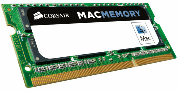 Corsair Mac Memory — 4GB Dual Channel DDR3 SODIMM Memory Kit (CMSA4GX3M1A1066C7)