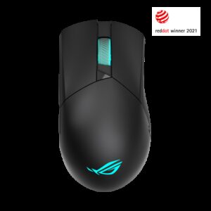 ASUS P706 ROG GLADIUS III WL Classic asymmetrical wireless gaming mouse with tri-mode connectivity (2.4 GHz