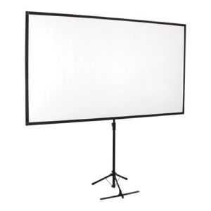 The new PKDA80 portable tripod projector screen is an excellent lightweight addition for temporary display in education