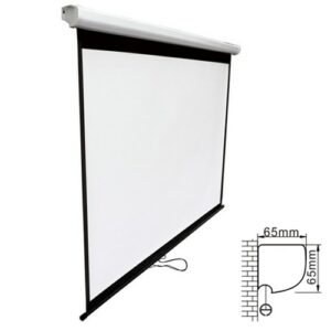 The Auto-lock Manual Projection Screen PSBA90 is perfect for education