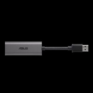 ASUS USB-C2500 USB Type-A 2.5G Base-T Ethernet Adapter with backward compatibility of 2.5G/1G/100Mbps