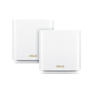 ASUS ZENWIFI XT8 AX6600 Wifi 6 Tri-Band Whole-Home MeshRouters White Colour (2 Pack)