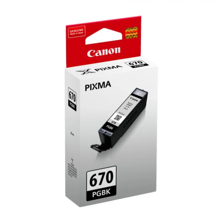CanonCANON PGI670BK PIGMENT BLACK INK TANK FOR MG5760BK MG6860 MG7760InkJet Cartridges
