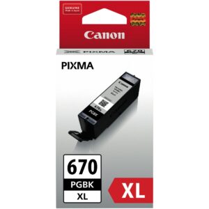 CANON PGI670XLBK PIGMENT BLACK EXTRA LARGE INK TANK FOR MG5760BK MG6860 MG7760
