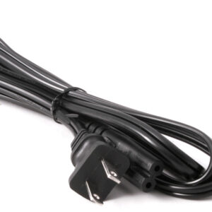 Power Cord 2 pin USA NEMA1-15P to IEC-60320-C7 (fig. 8) Female 2M