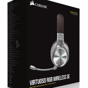 The CORSAIR VIRTUOSO RGB Wireless SE delivers a high-fidelity audio experience