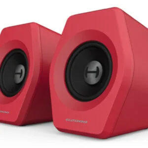 Edifier G2000 Gaming 2.0 Speakers System - Bluetooth V4.2/ USB Sound Card/ AUX Input/RGB 12 Light Effects/ 16W RMS Power Red – EDIFIER SPE-G2000-RED External Speakers Product Image