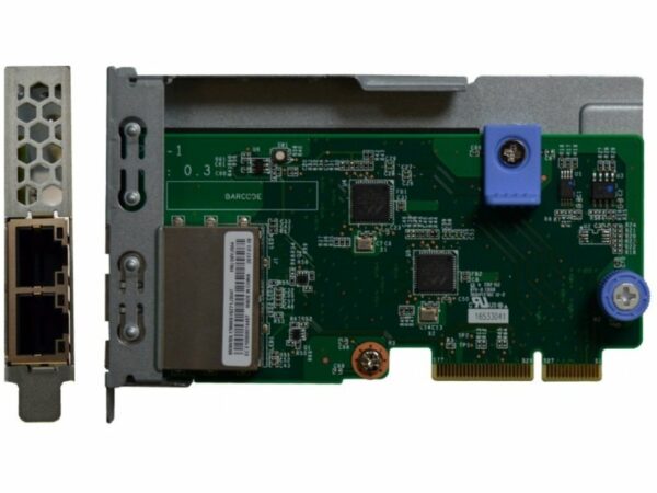 "The ThinkSystem 10Gb 2-port Base-T LOM is based on the Intel Ethernet Connection X722 and has the following specifications: