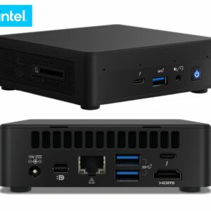 New Intel NUC i7-1165G7 4.70 GHz 2xDDR4 SODIMM M.2 SSD 4xDisplays HDMI USB-C mDP Intel Xe Graphic GbE LAN WiFi6 BT VESA 2xThunderbolt 3xUSB