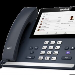 The MP56 is a Microsoft Teams or Skype for Business IP phone with a 7-inch  touch screen. It facilitates high-quality collaboration with flexibility thanks to Yealink Optima HD voice and magnet handset