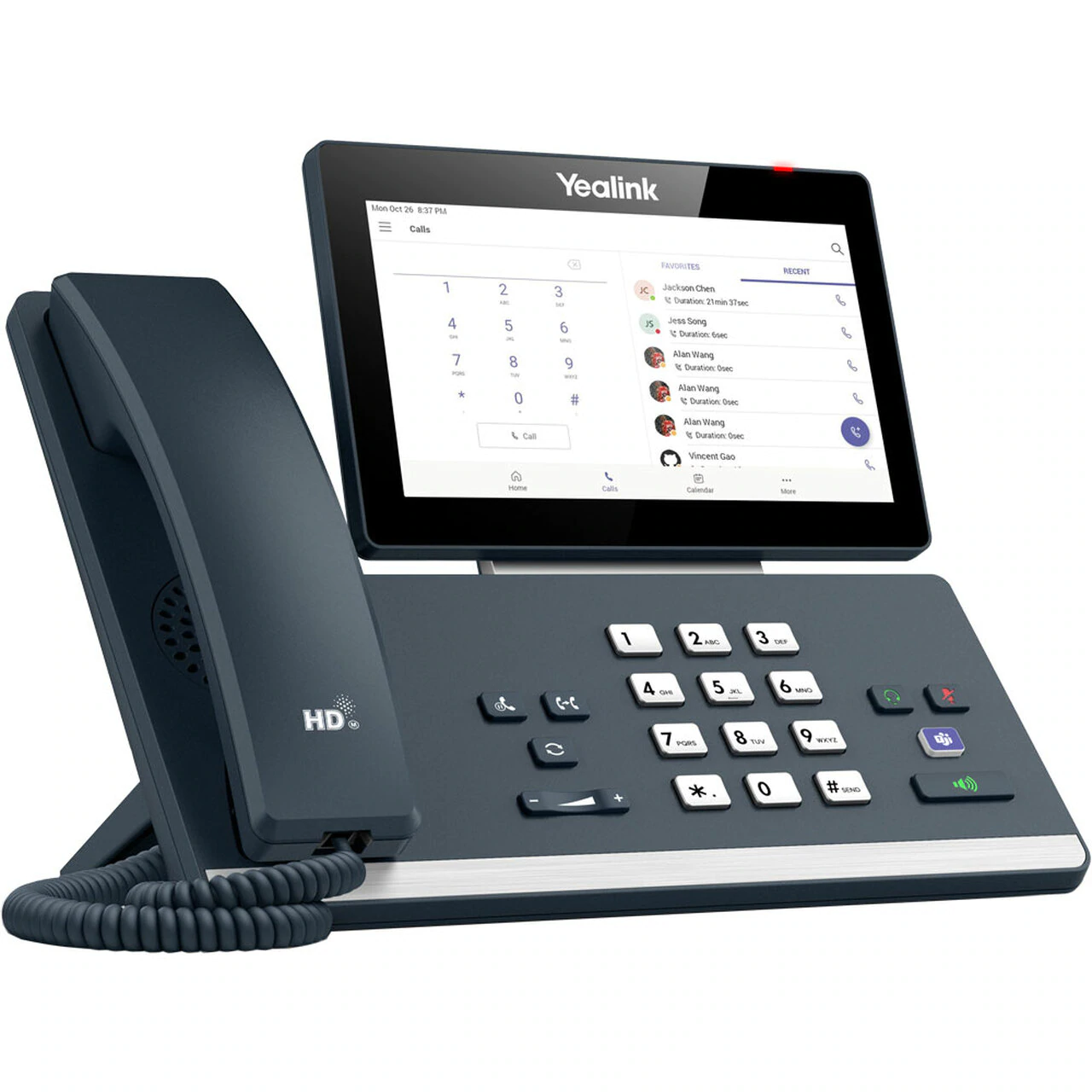 The MP58 is the supreme Microsoft Teams user experience IP Phone.  Bringing high quality collaboration thanks to the magnet handset