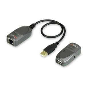 ATEN USB 2.0 Extender (UCE-260) UCE-260 can easily send the USB signals via CAT5/5E/6 cable up to 60 meters at data rate of High Speed (480Mb/s)