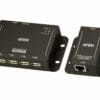 Shop for USA-UCE-3250Aten - available at Go Tech Deals Aten 4-Port USB 2.0 CAT 5 Extender (Up to 50m) – Aten USA-UCE-3250 USB Adapters & Accessories Product Image