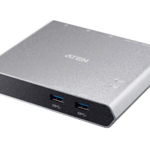 Aten 2 Port USB-C Gen 1 KVMP Switch (Dock) with Power Pass-Through
