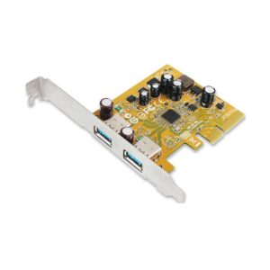 Sunix USB2312 USB 3.1 Enhanced SuperSpeed Dual ports PCI Express Host Card with Type-A Receptacle