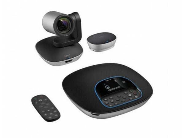 Logitech Group- Conference Cam Group Webcam for Big Meeting Rooms 1080p Camera  Speakerphone