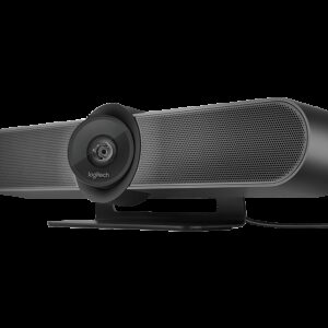 Logitech MeetUp 4K Conferencecam with 120-degree FOV  4K Optics HD Video  Audio Conferencing Camera System for Small Meeting Rooms 960-001101